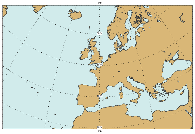 Bonne Projection on Subarea