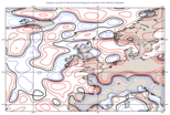 GRIB - Difference Plot with Rainbow Contour Settings