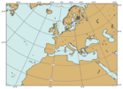 Lambert Projection on Subarea