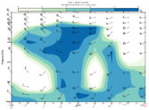 GRIB - Time Height Section Hovmoeller with Wind and Humidity
