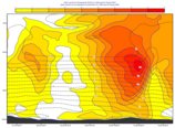 Cross Section for Model Level Data with Orography