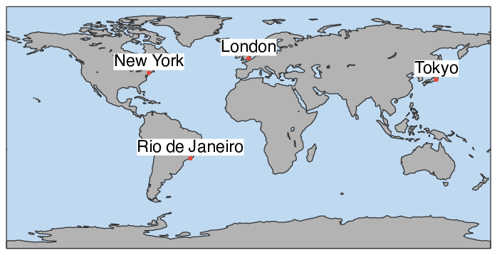 Geopoints - Plot Text Labels at Geopoints Locations